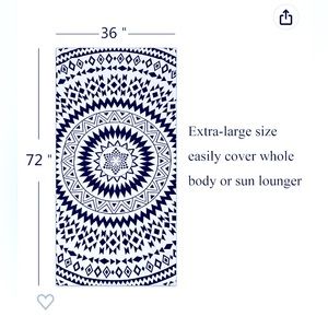Oversize Beach Towel Clearance Towels , Extra Large 72"*36"